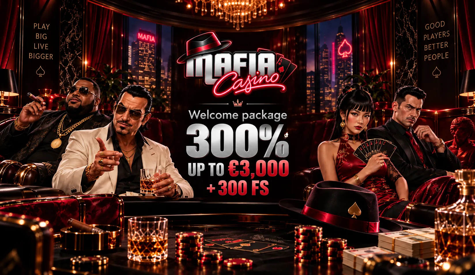 MAFIA Casino premium banner